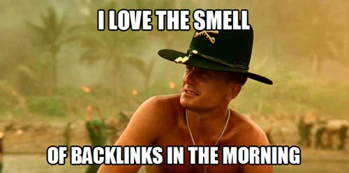 love the smell of backlinks